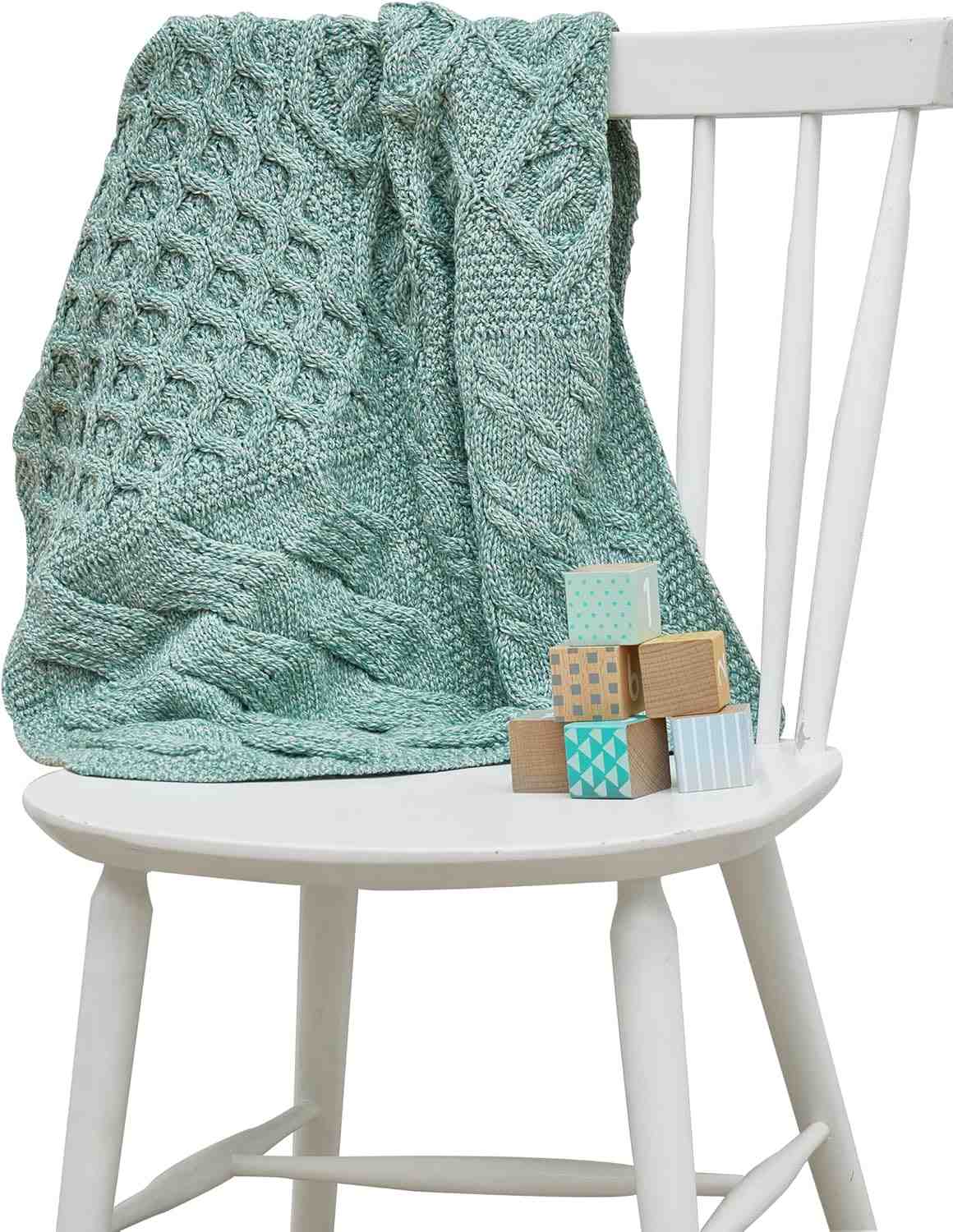 Aran Woollen Mills Baby Blanket