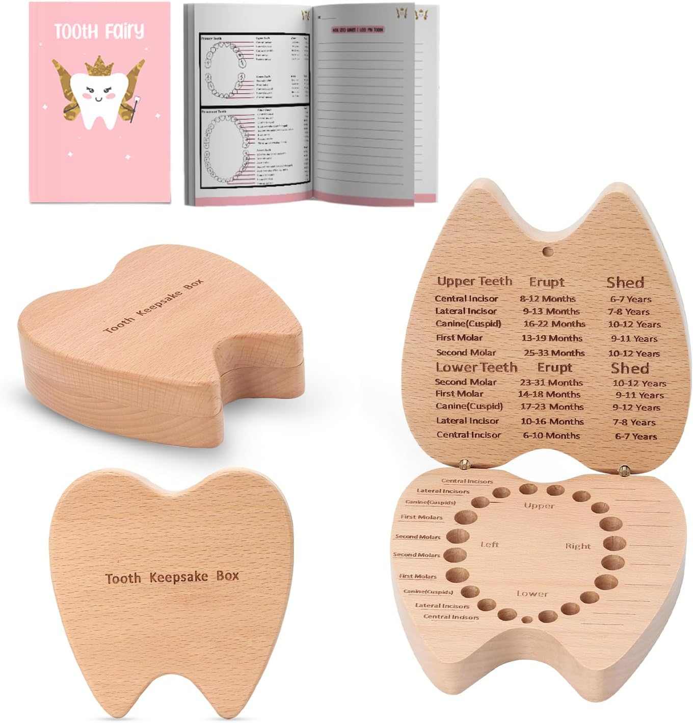 Ina & Julie Natural Beechwood Box