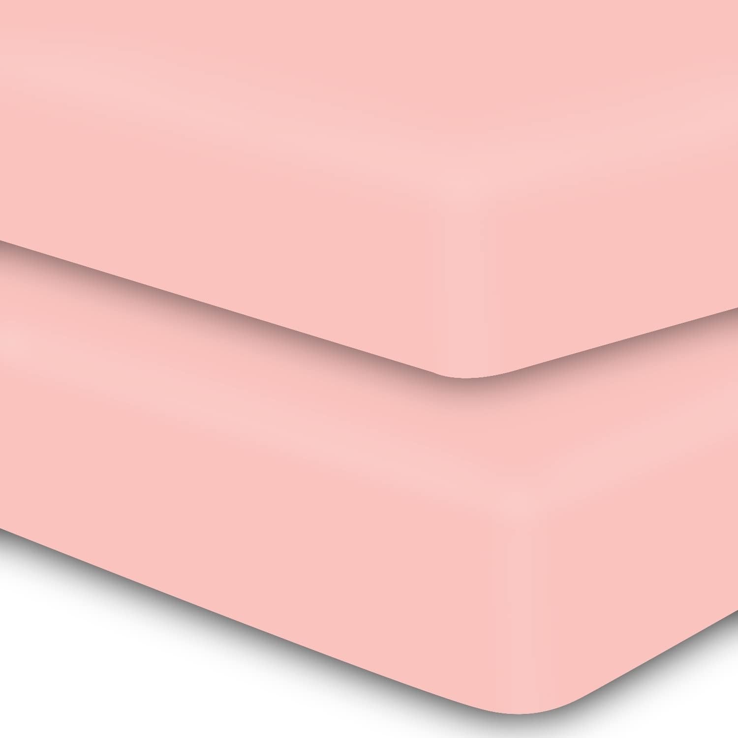 MOONQUEEN 2-Pack Baby Fitted Crib Sheets