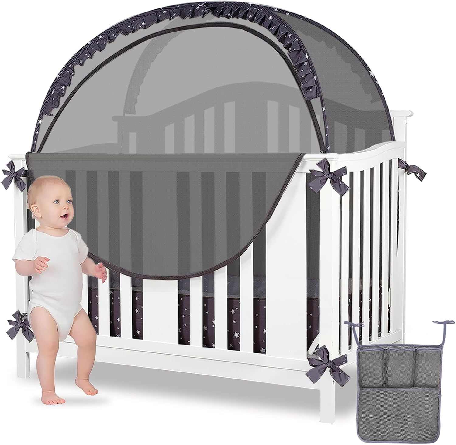 ZXPLO Baby Safety Crib Tent