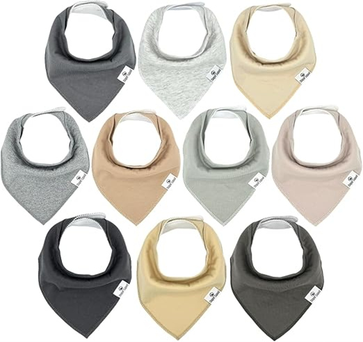 diapersquad's 10-pack teething bibs - our top pick