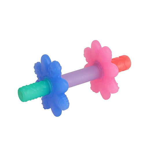 itzy ritzy teensy tube teether - easy-grip