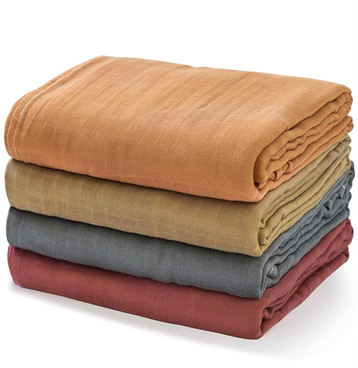 momcozy muslin blanket - soft silky and breathable
