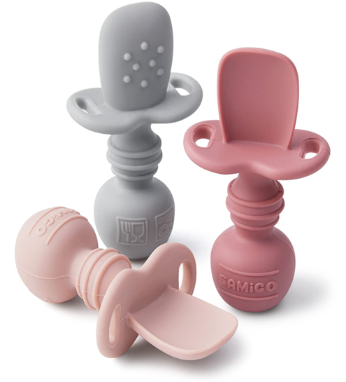 samigo silicone baby spoons - great design