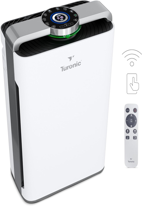 turonic ph950 air purifier & humidifier - built-in touch panel