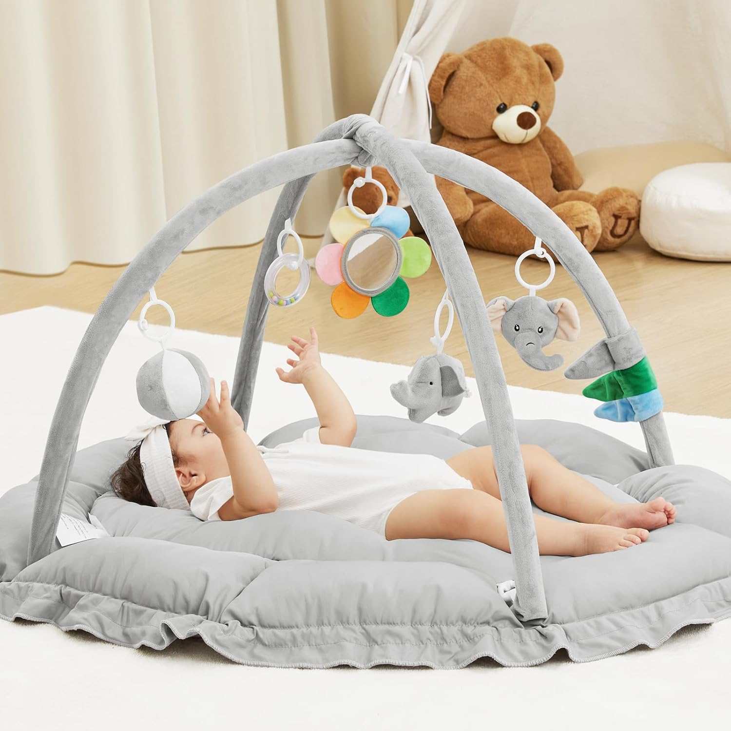 ANGELBLISS 5-in-1 Baby Play Gym