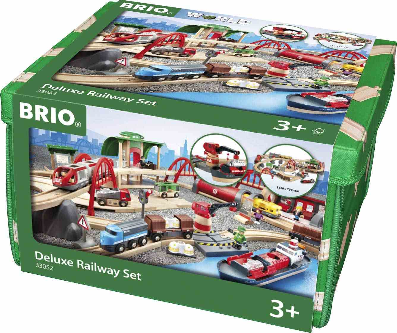 BRIO World Wooden Train Toy Set