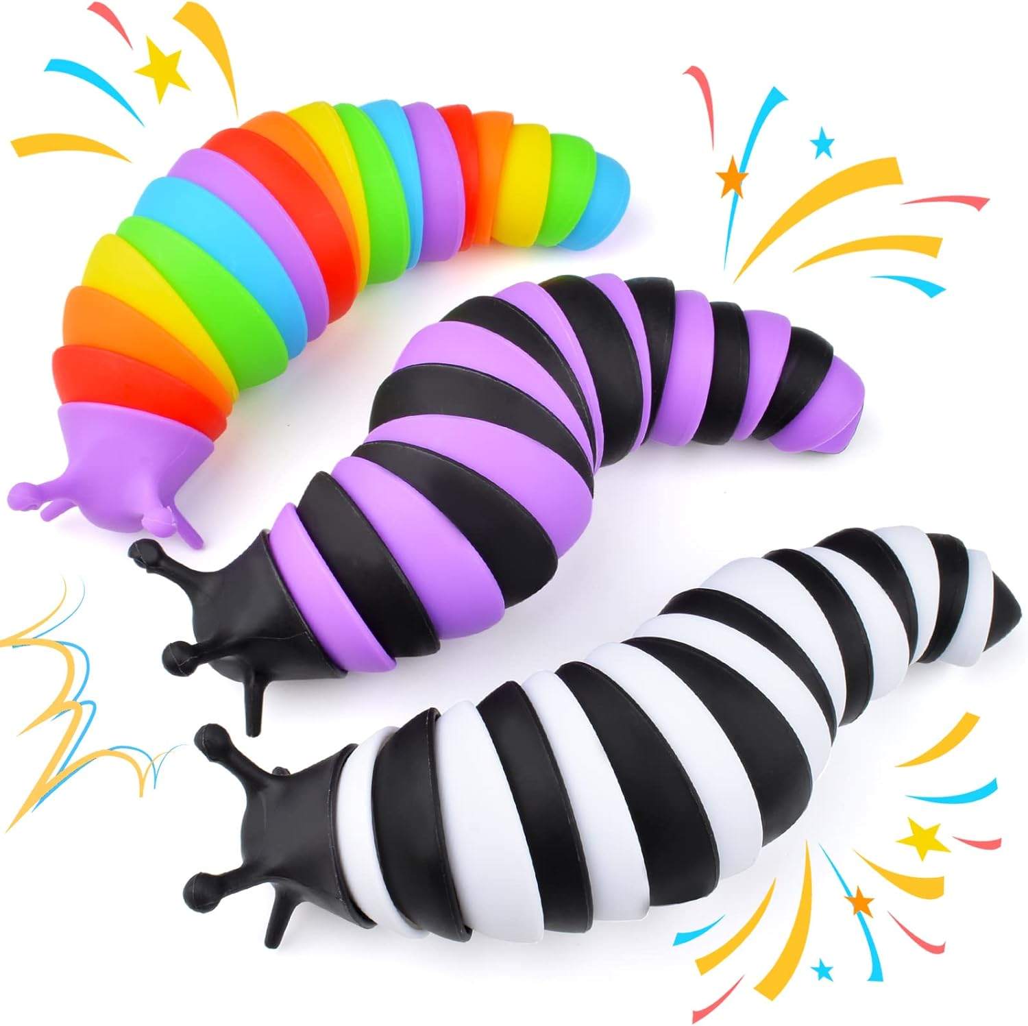 Cevioce Fidget Sensory Slug Toy