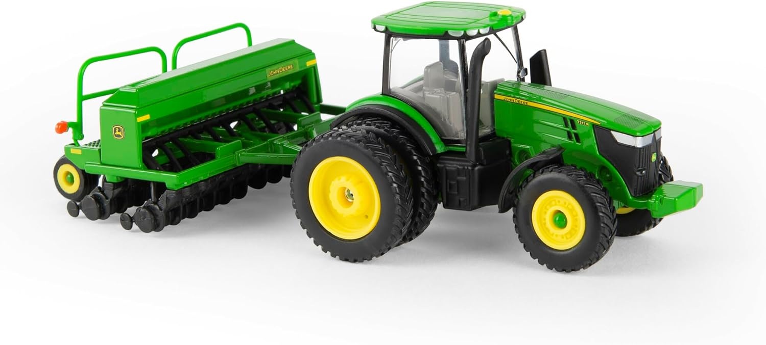 ERTL John Deere Tractor with Grain Drill