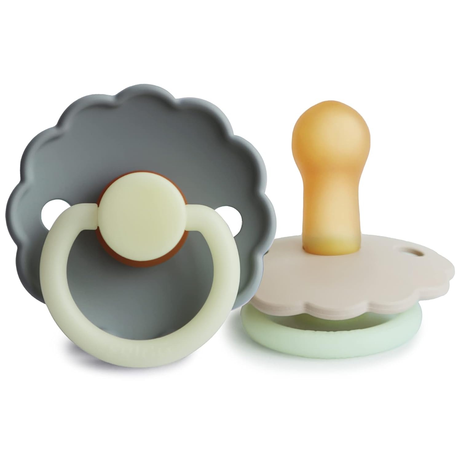 FRIGG Daisy Night Natural Rubber Baby Pacifier