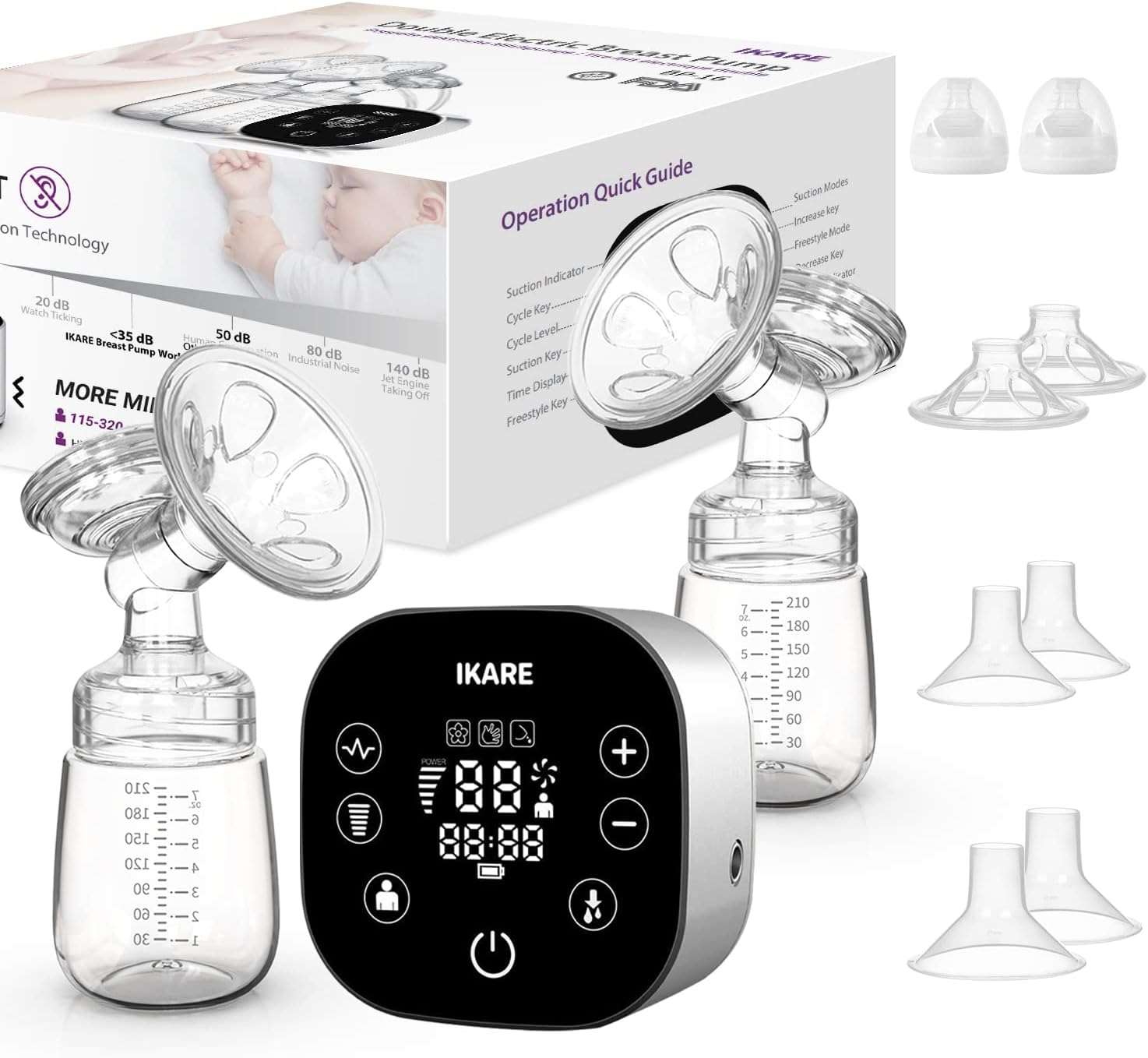 IKARE Hospital Grade Double Electric Breast Pumps