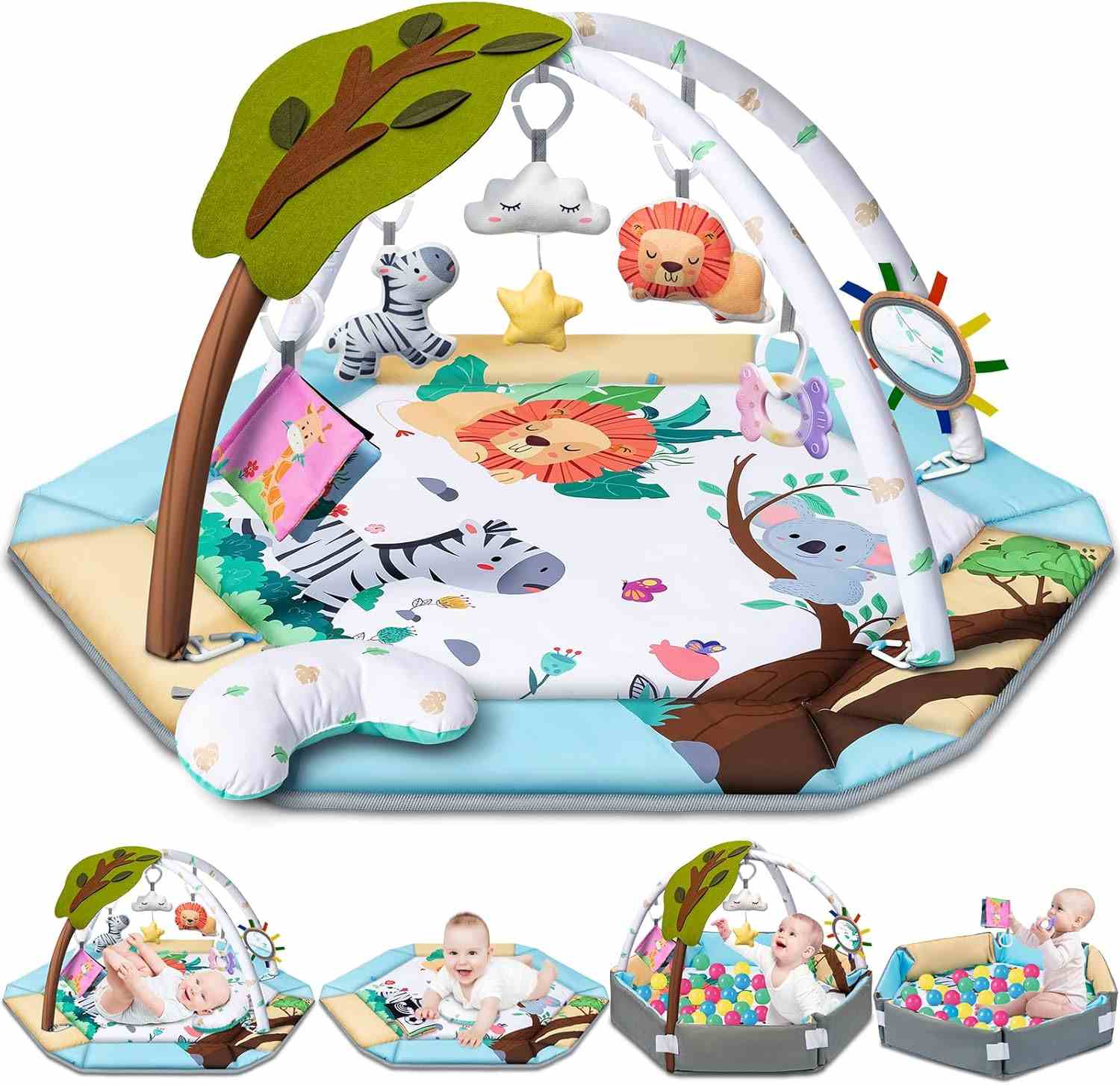 Jyusmile Baby Gym Play Mat