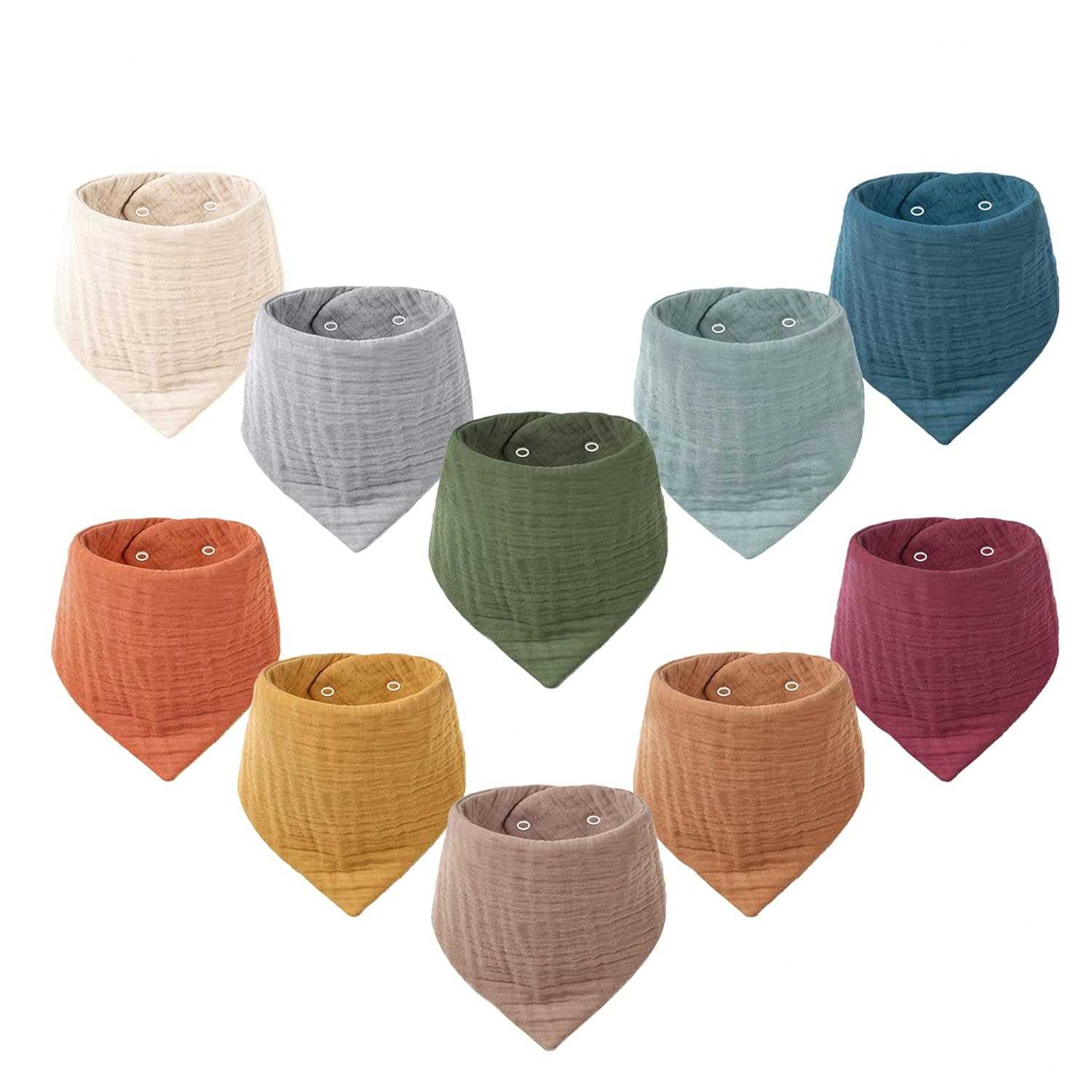 Konssy Muslin Baby Bibs