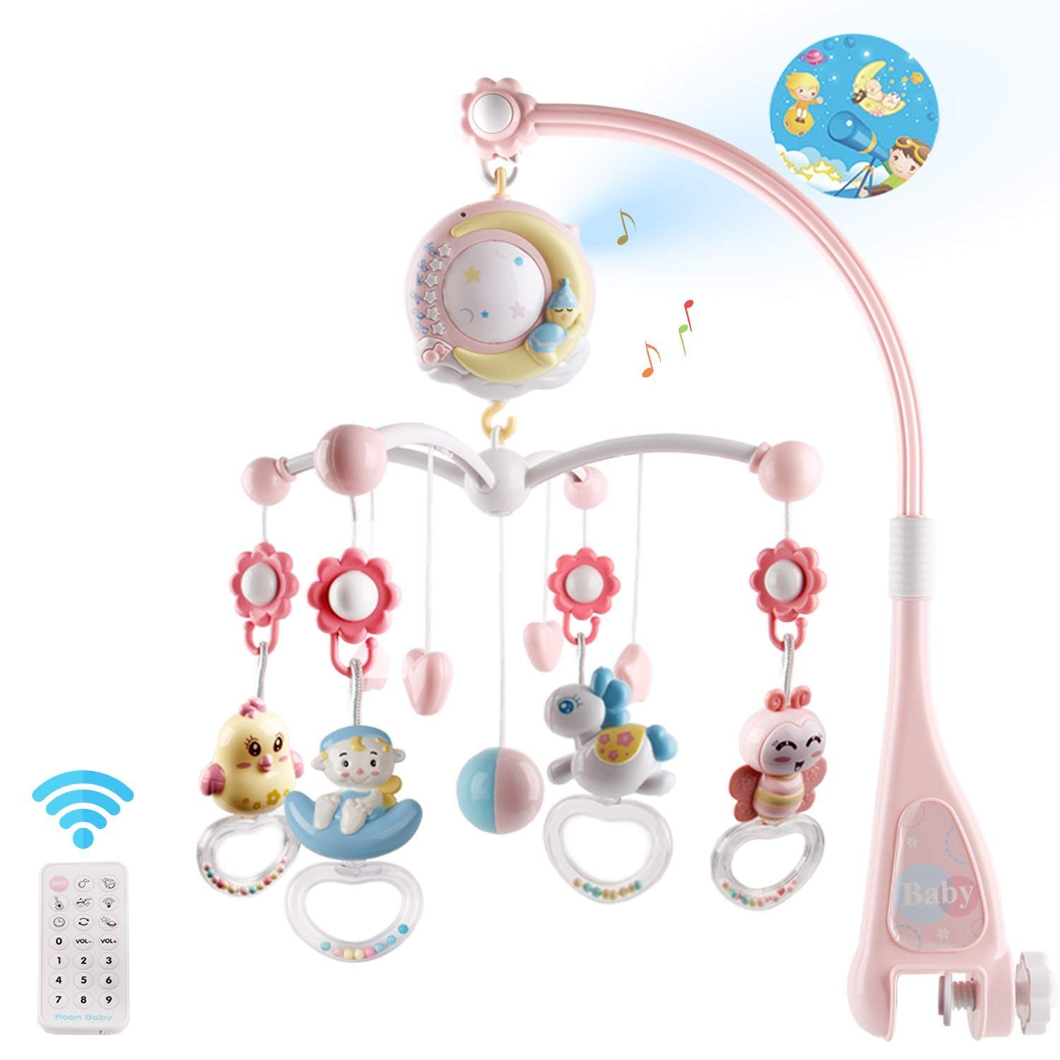 Mini Tudou Baby Musical Crib Mobile