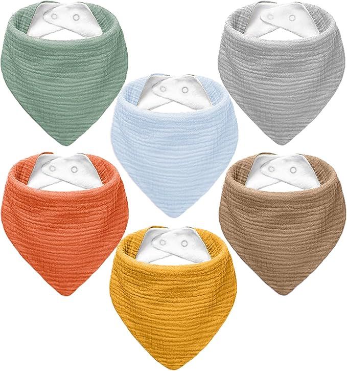 NISXABEBE Muslin Baby Bibs