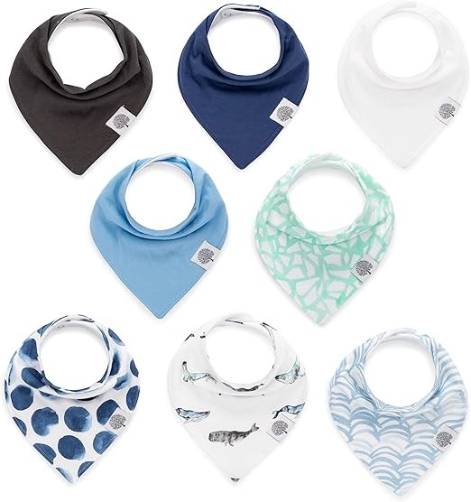 Parker Baby Bandana Drool Bibs
