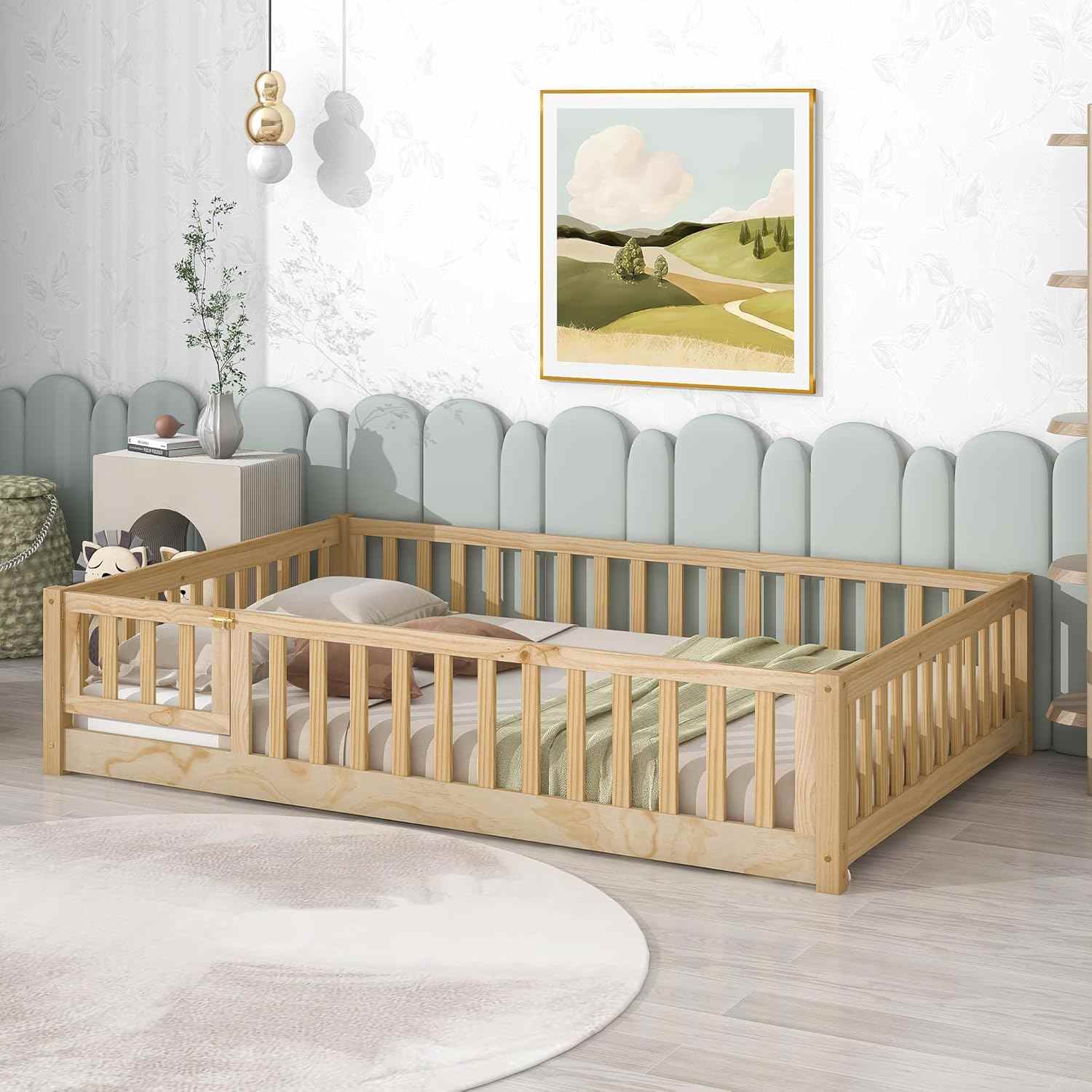 ROCKINGRUN Full Size Montessori Floor Bed..