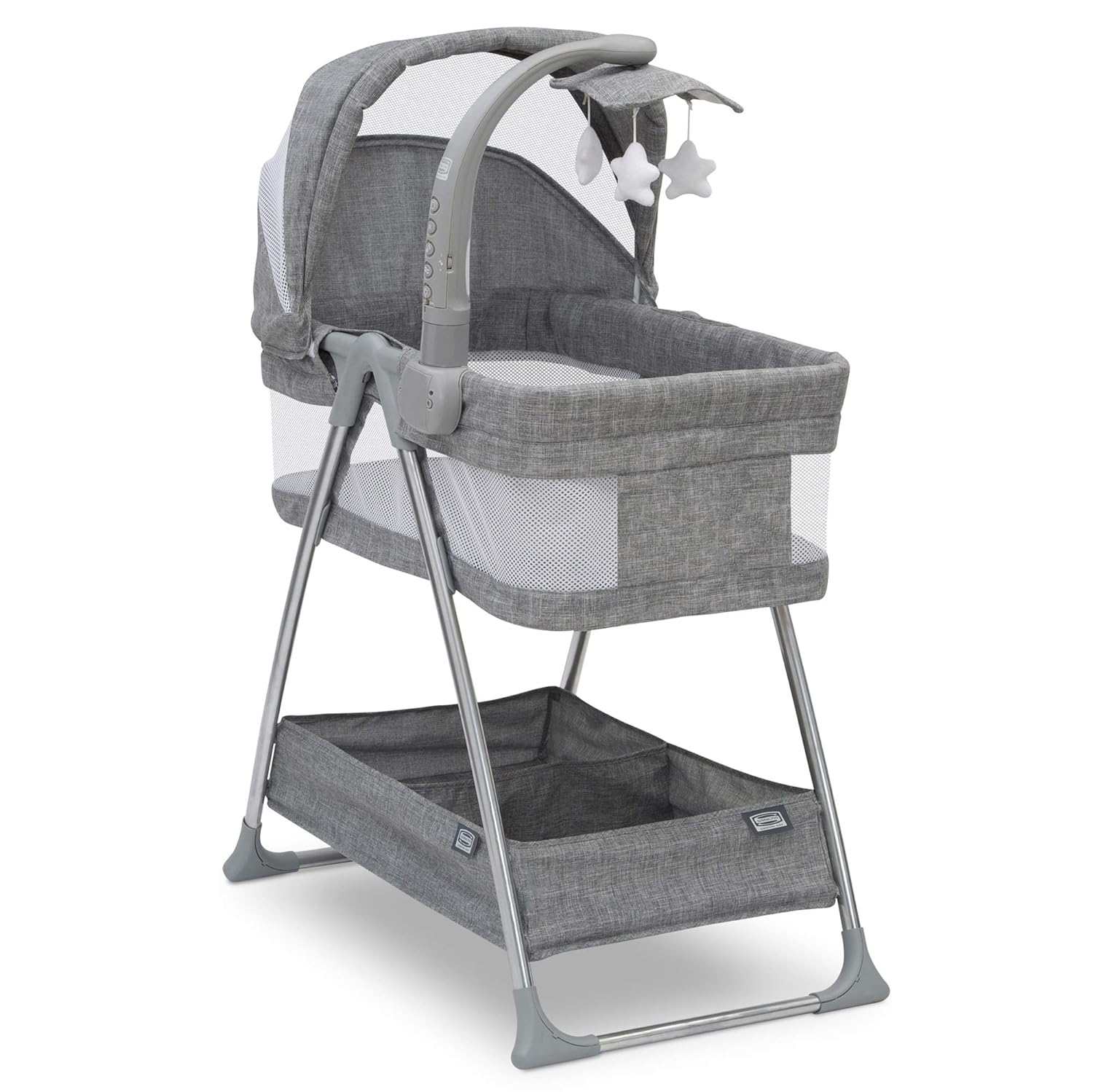 Simmons Kids City Sleeper Bedside Bassinet Portable Crib