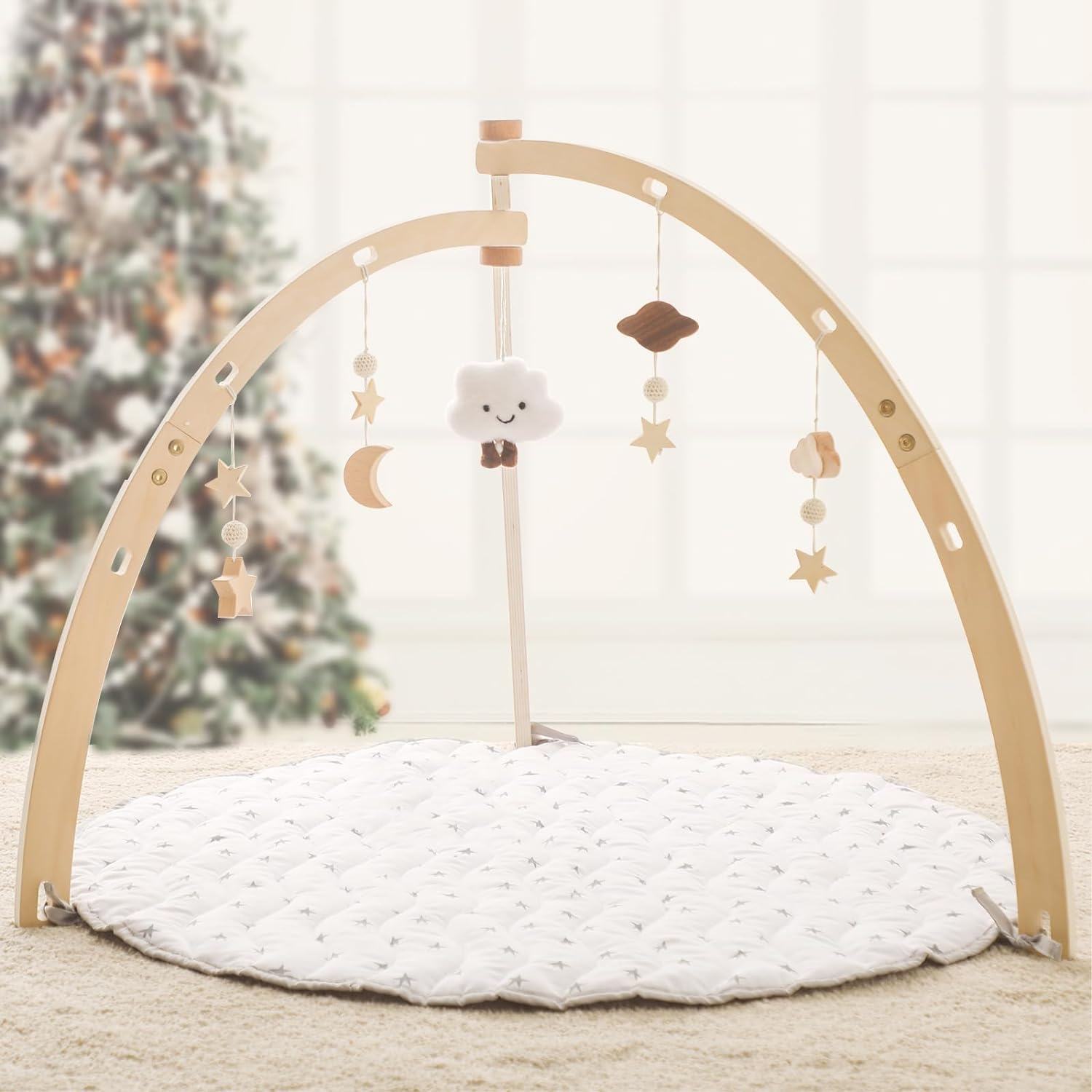 WOODEN TEETHER Wooden Baby Play Gym