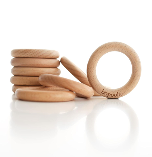 bopoobo wooden rings - non-toxic materials