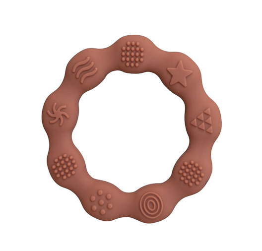 boppabug baby teething ring - comfortable for babies