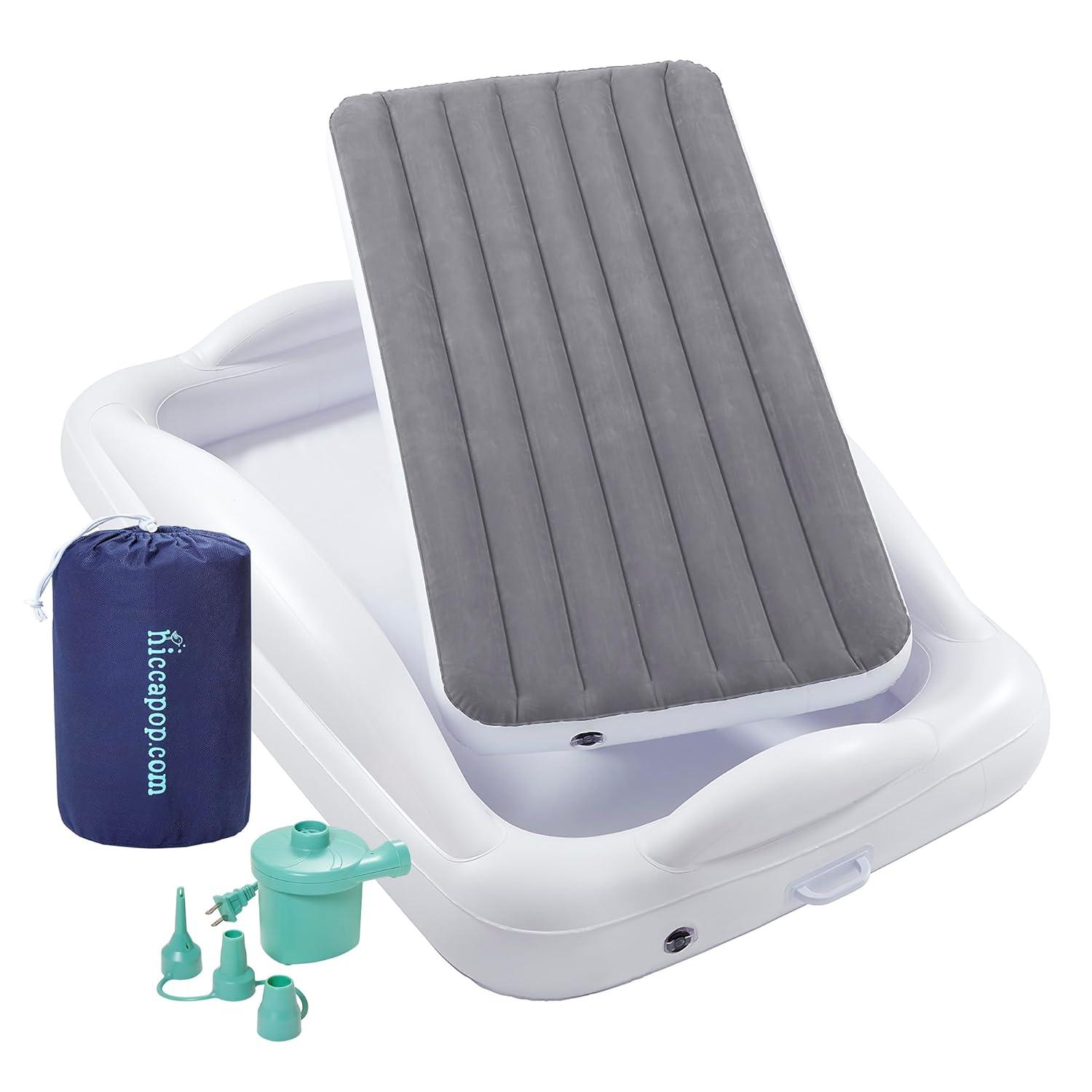 hiccapop Inflatable Toddler Travel Bed