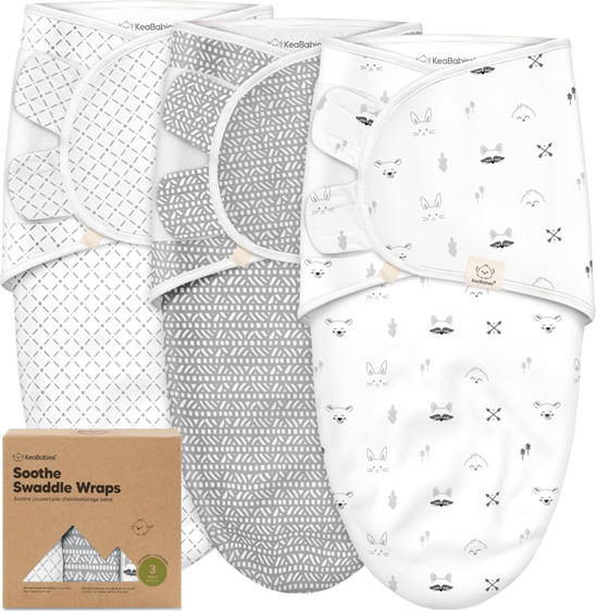 keababies organic baby swaddle sleep sacks - best value alternative