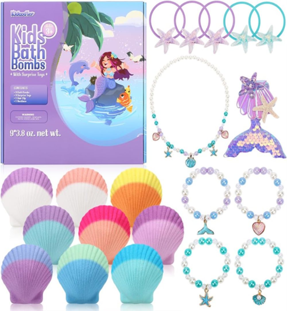 minne baby mermaid bath bombs - great design