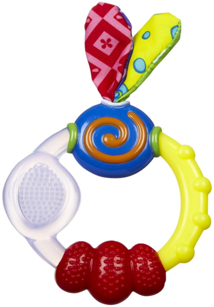 nuby wacky teething ring - our top pick