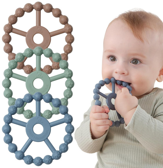 seposeve ring teether - bpa-free