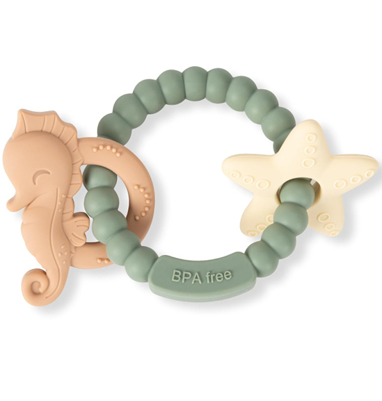 tohibee silicone teethers - portable size