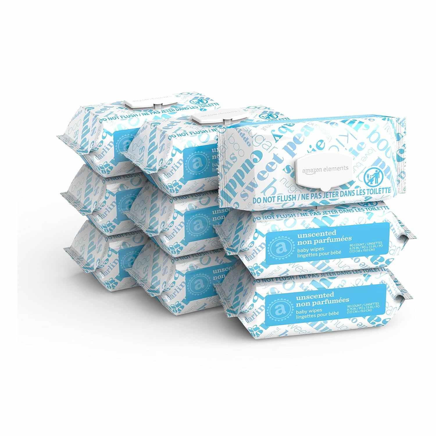 Amazon Elements Baby Wipes