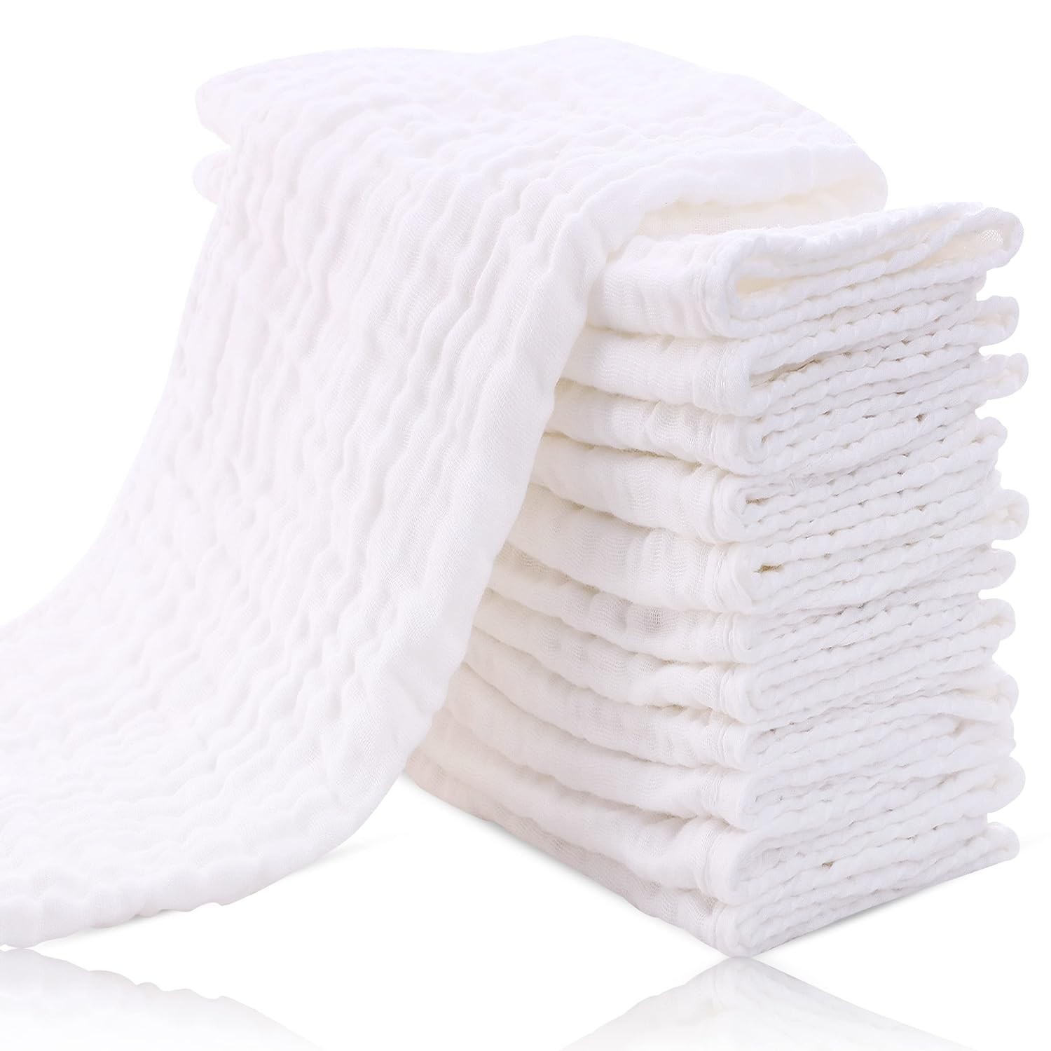 Cute Castle Muslin Burp Cloths