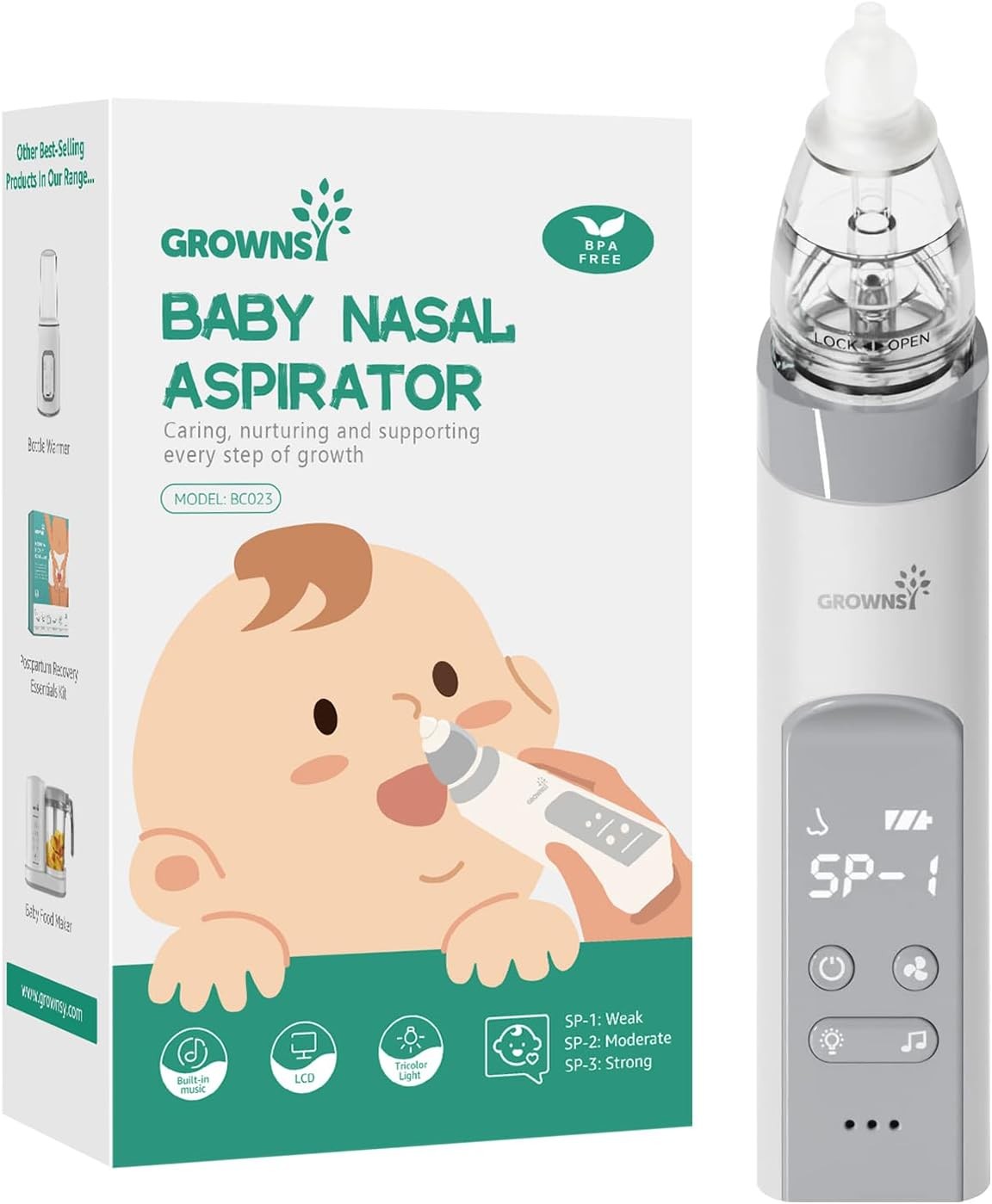 GROWNSY Nasal Aspirator