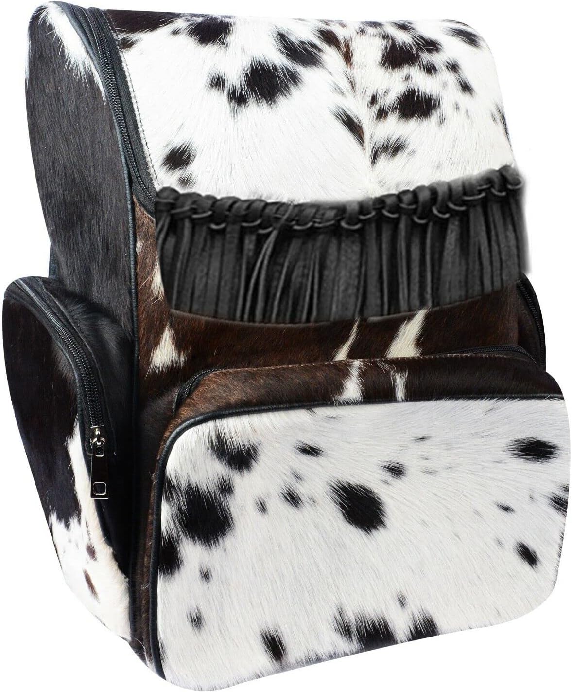 LP-FACON Cowhide Cow Print Backpack