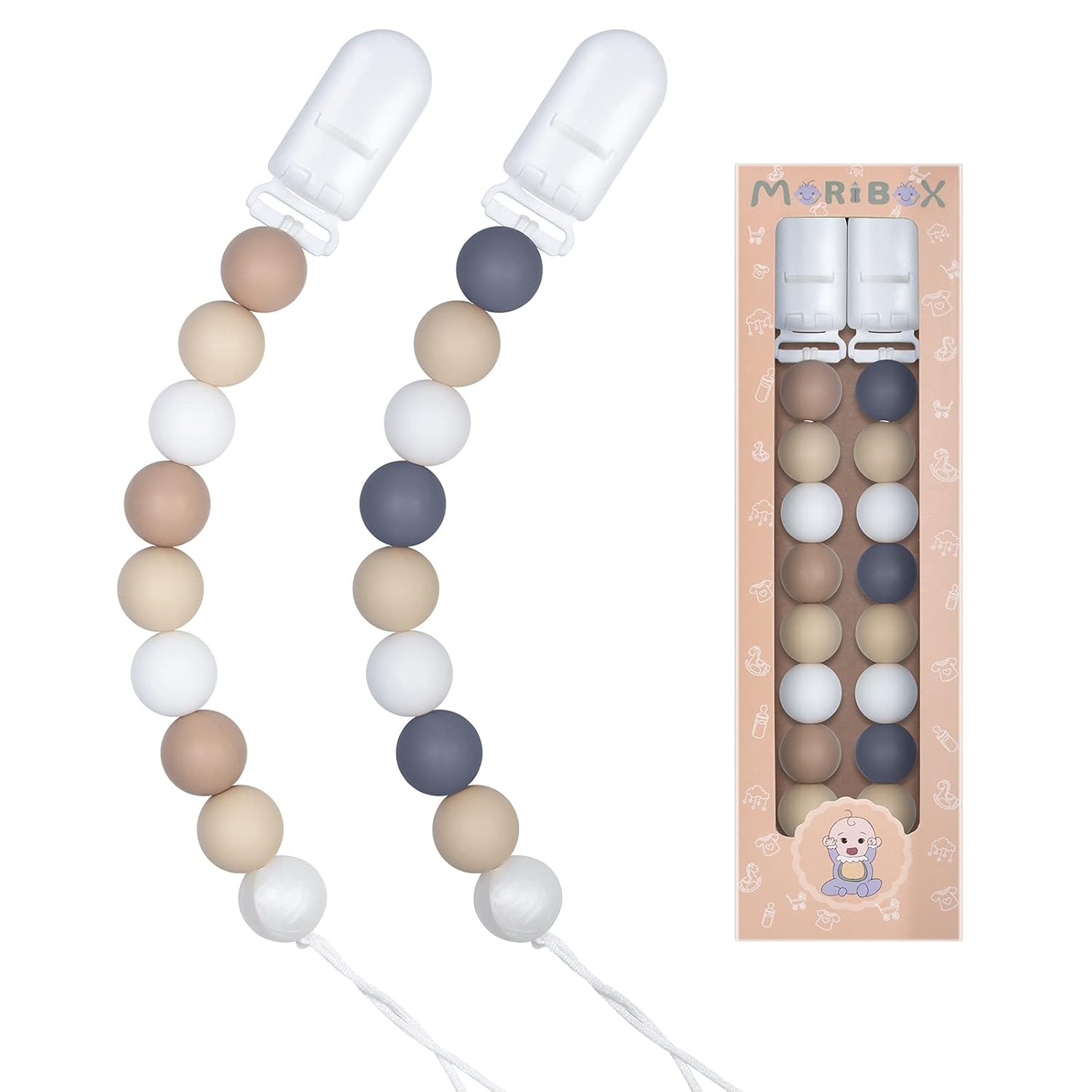 MORIBOX Pacifier Clip
