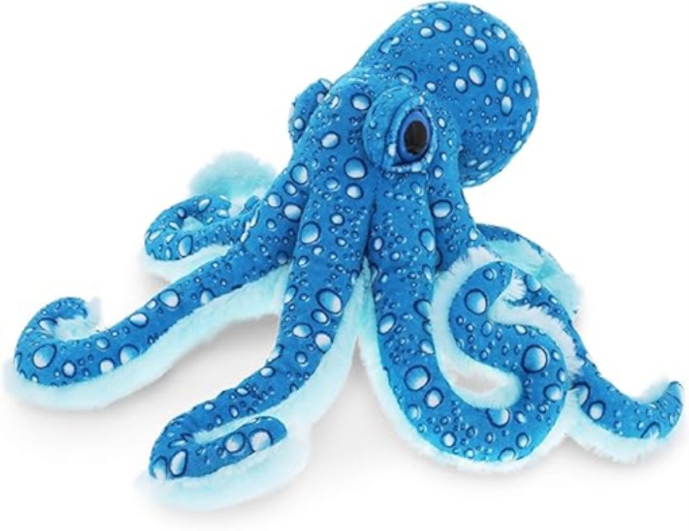 dollibu blue octopus plush