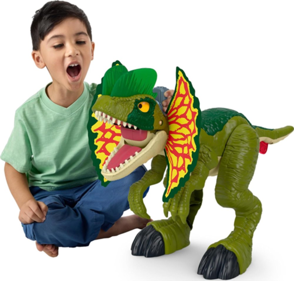 fisher-price imaginext jurassic dilophosaurus