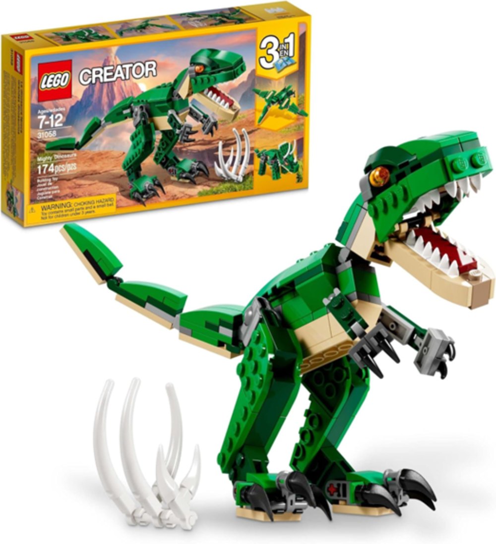 lego creator 3 in 1 mighty dinosaur