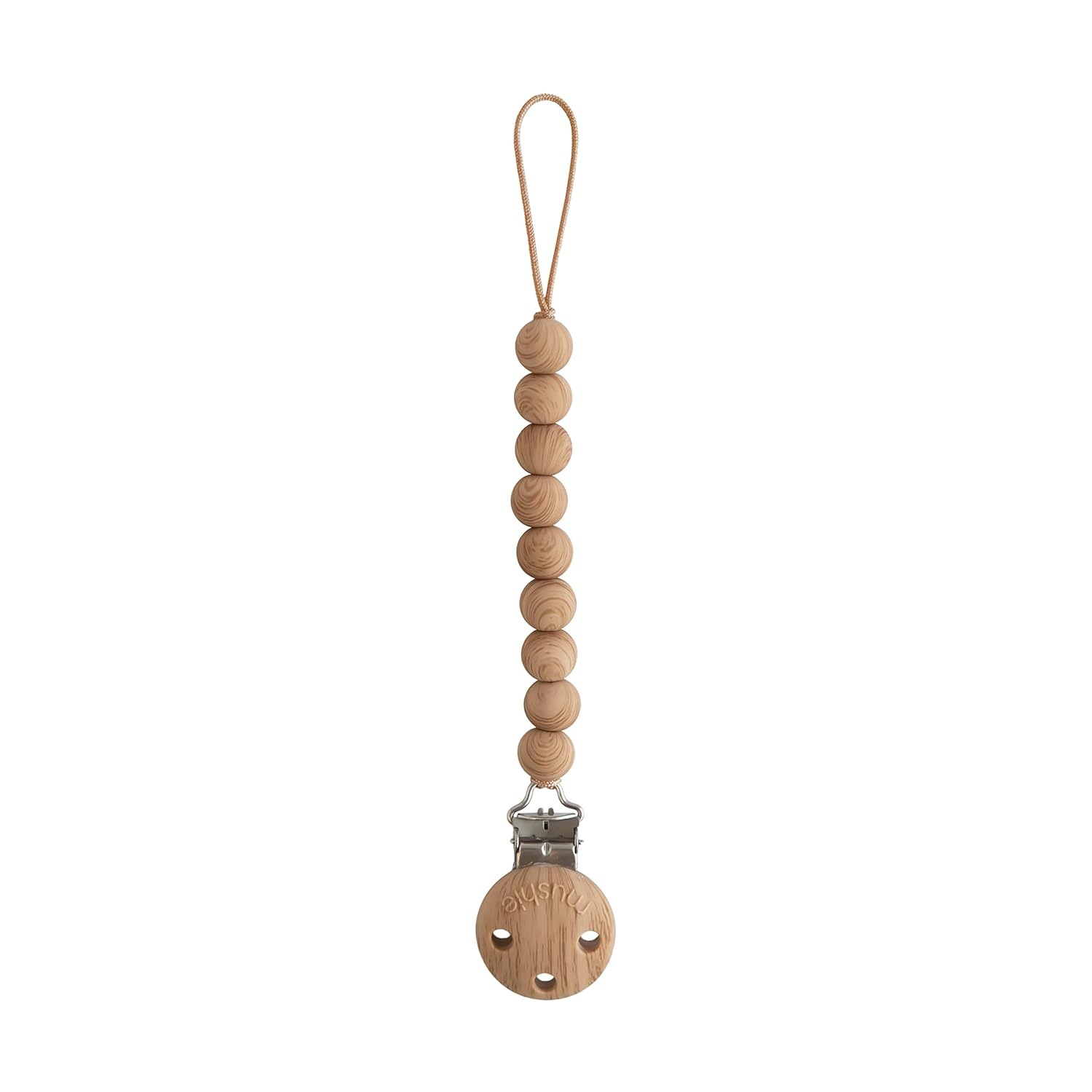mushie Silicone Baby Pacifier Clip