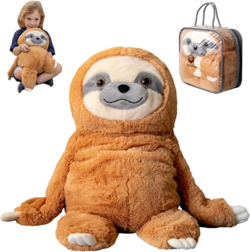 odoxia sloth weighted plush